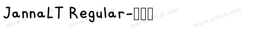 JannaLT Regular字体转换